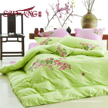 cotton cheap bedding sets 40S embroidery